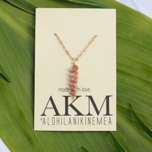 Alohilanikinemea Kahelelani Vertical Bar Necklace